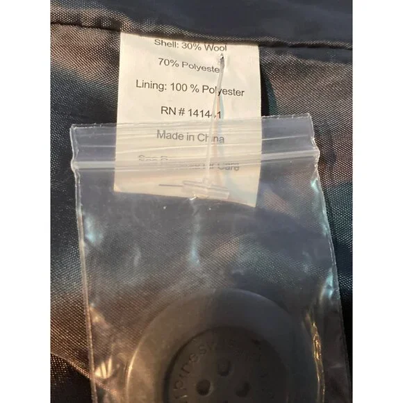 Alpine Swiss - Women’s Double Breasted Peacoat, NWT - Picture 10 of 11